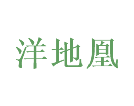 洋地凰 第25类服装鞋帽商标图样