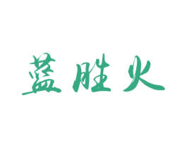 蓝胜火 第13类军火烟火商标图样