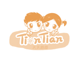 天天甜甜  TINTIAN 第25类服装鞋帽商标图样