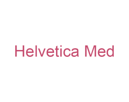 HELVETICA MED 第10类医疗器械商标图样