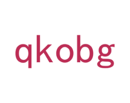 QKOBG 第3类化妆品商标图样