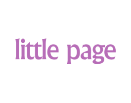 LITTLE PAGE 第25类服装鞋帽商标图样