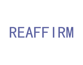 REAFFIRM 第42类技术服务商标图样