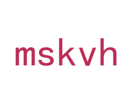 MSKVH 第3类化妆品商标图样