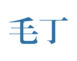 毛丁 第25类服装鞋帽商标图样