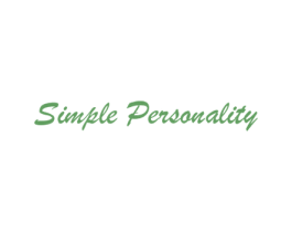 SIMPLE PERSONALITY 第25类服装鞋帽商标图样