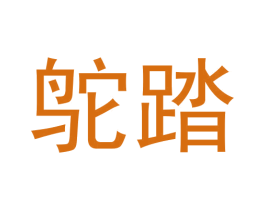 鸵踏 第25类服装鞋帽商标图样