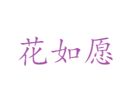 花如愿 第39类运输旅行商标图样