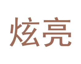 炫亮 第24类布料床单商标图样
