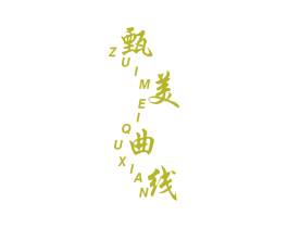甄美曲线 ZUI MEI QU XIAN 第25类服装鞋帽商标图样