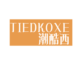 潮酷西 TIEDKOXE 第25类服装鞋帽商标图样