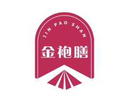 金袍膳 第30类小食配料商标图样