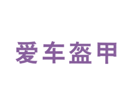 爱车盔甲 第3类化妆品商标图样