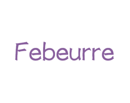 FEBEURRE 第1类化学原料商标图样