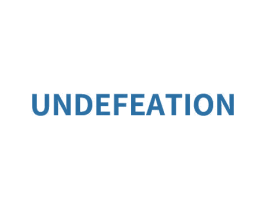 UNDEFEATION 第25类服装鞋帽商标图样
