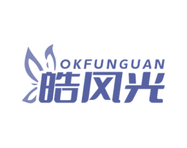皓风光 OKFUNGUAN 第35类广告贸易商标图样