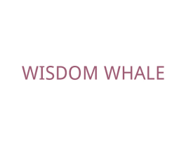 WISDOM WHALE 第41类教育娱乐商标图样