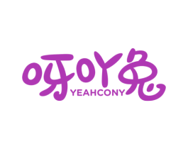 呀吖兔 YEAHCONY 第30类小食配料商标图样