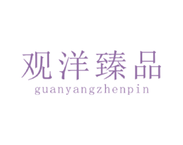 观洋臻品 第30类小食配料商标图样