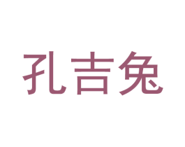 孔吉兔 第25类服装鞋帽商标图样