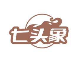 七头象 第37类建筑修理商标图样