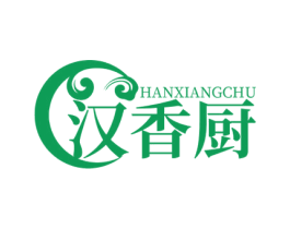 汉香厨 第30类小食配料商标图样