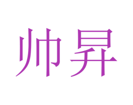 帅昇 第28类体育玩具商标图样