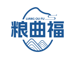粮曲福 第30类小食配料商标图样