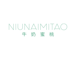 牛奶蜜桃 第25类服装鞋帽商标图样