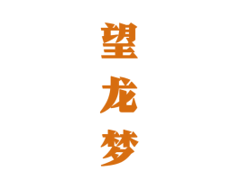 望龙梦 第33类酒商标图样