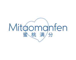蜜桃满分 第25类服装鞋帽商标图样