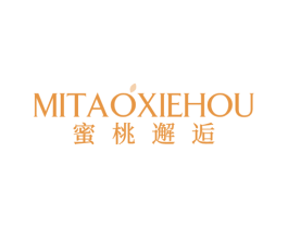 蜜桃邂逅 第25类服装鞋帽商标图样