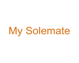 MY SOLEMATE 第3类化妆品商标图样