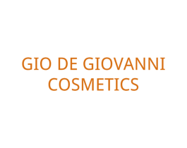 GIO DE GIOVANNI COSMETICS 第35类广告贸易商标图样