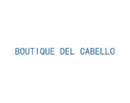 BOUTIQUE DEL CABELLO 第3类化妆品商标图样