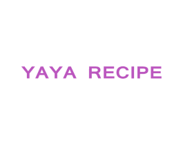 YAYA RECIPE 第3类化妆品商标图样