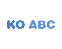 KO ABC 第25类服装鞋帽商标图样