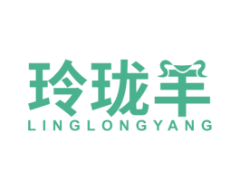 玲珑羊 第6类五金金属商标图样