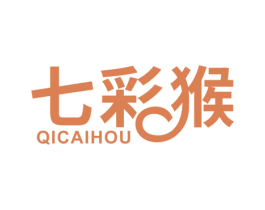 七彩猴 第27类地毯席垫商标图样