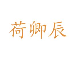 荷卿辰 第25类服装鞋帽商标图样