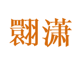 翾潇 第25类服装鞋帽商标图样