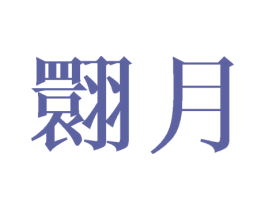翾月 第25类服装鞋帽商标图样