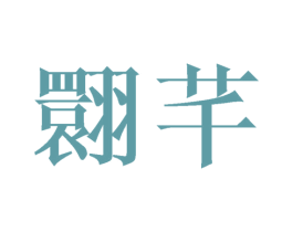 翾芊 第25类服装鞋帽商标图样