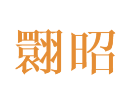 翾昭 第25类服装鞋帽商标图样