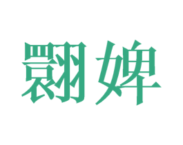 翾婢 第25类服装鞋帽商标图样
