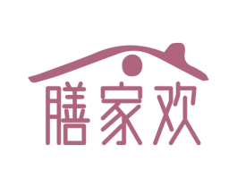 膳家欢 第30类小食配料商标图样
