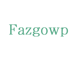 FAZGOWP 第25类服装鞋帽商标图样