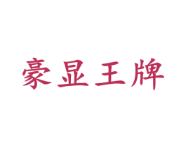 豪显王牌 第9类科学仪器商标图样