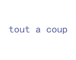 TOUT A COUP 第8类手工器械商标图样