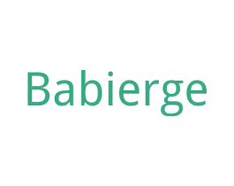 BABIERGE 第35类广告贸易商标图样